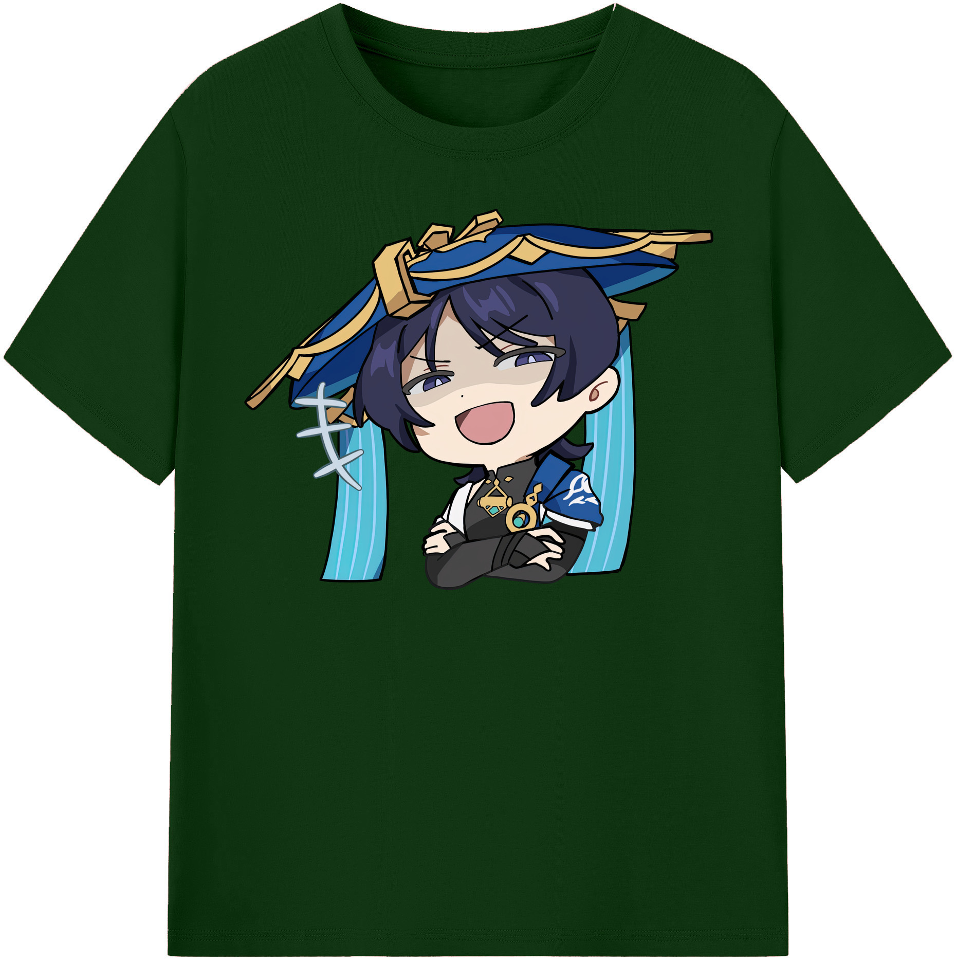 げんし神 さんペい genshin Sanpei 綿100％半袖Tシャツ（フロントプリント）